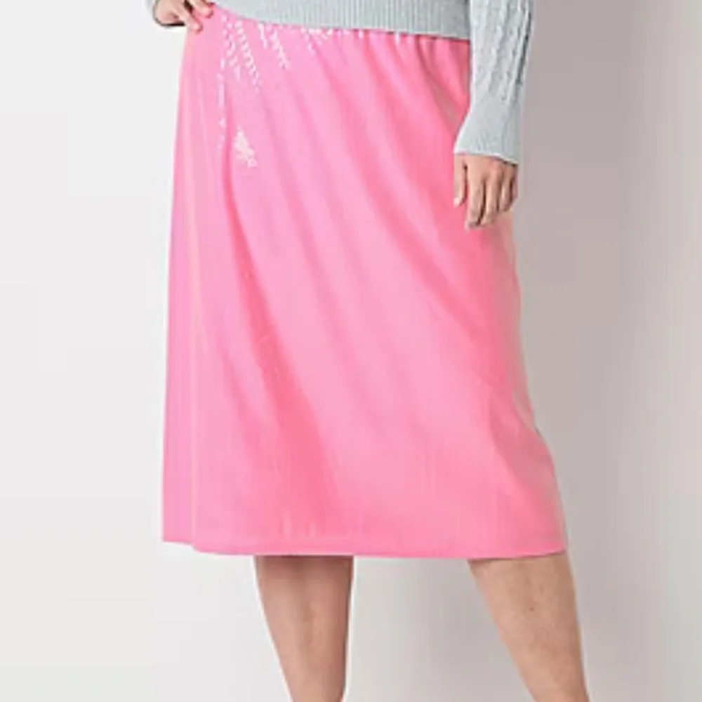 👻🎃St. John's Bay Womens Midi A-Line Skirt-Plus Size - Picture 6 of 12
